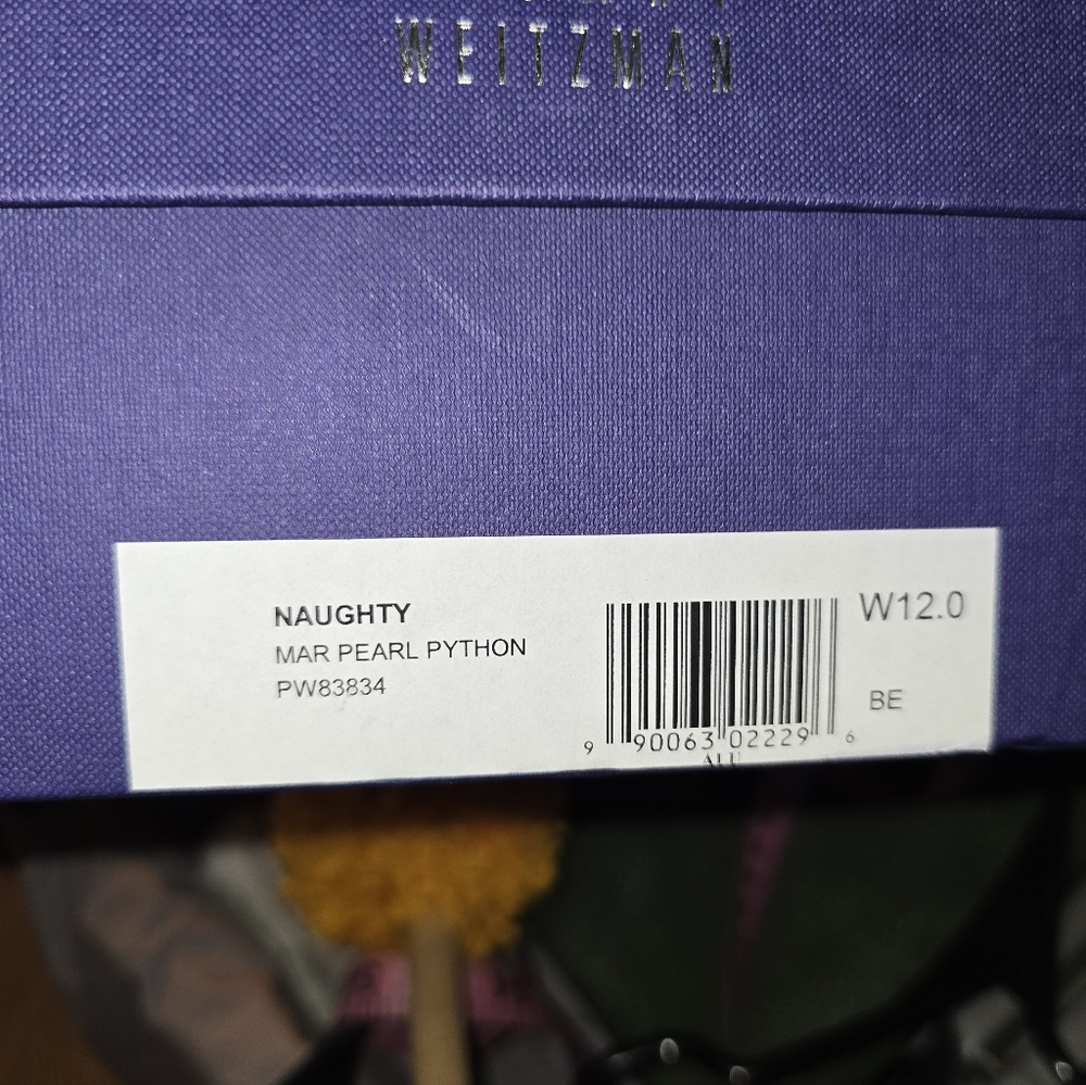 NEW Stuart Weitzman Heels Mar Python In Box NWT - image 3